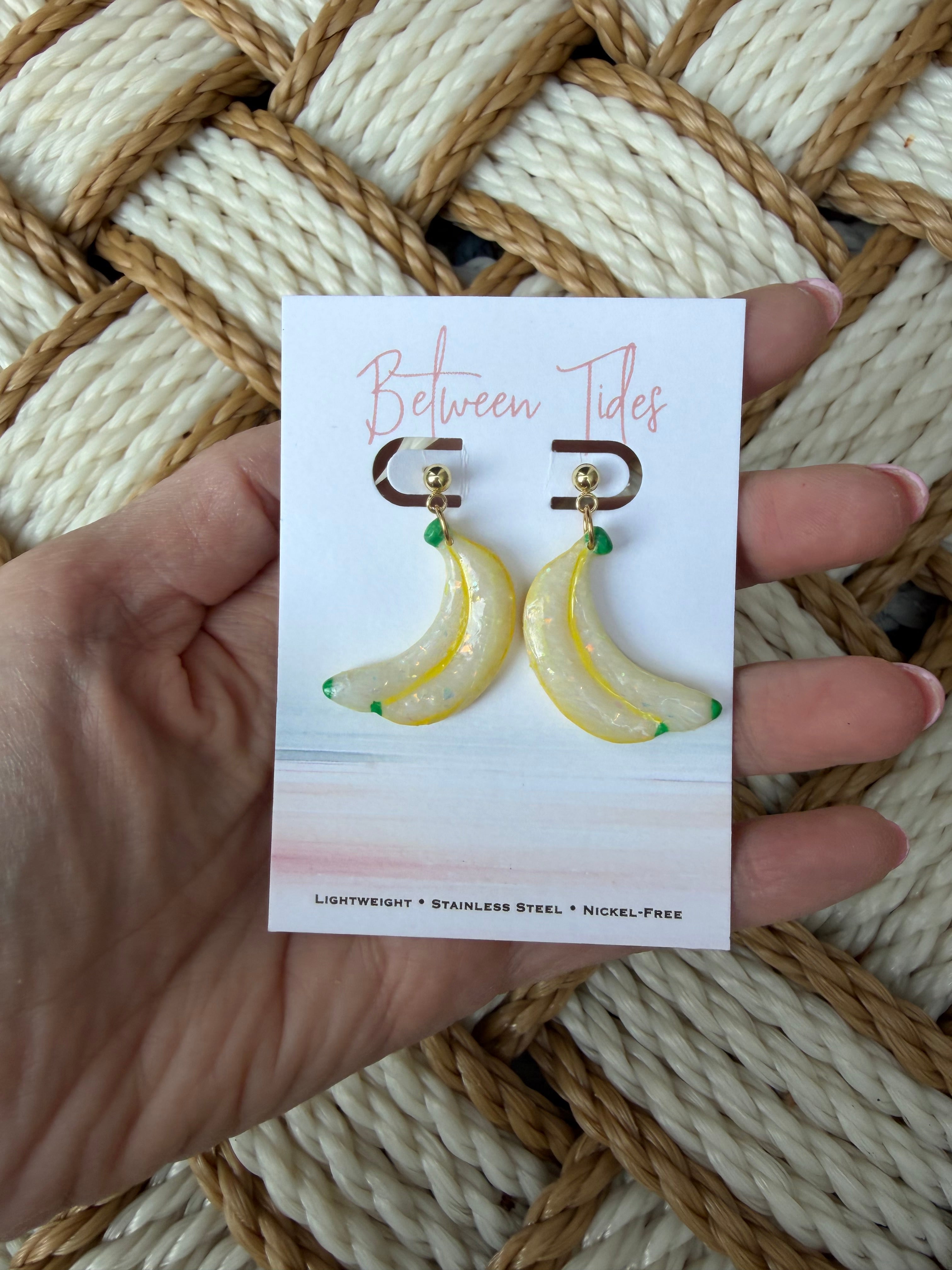 Banana Dangle Earrings