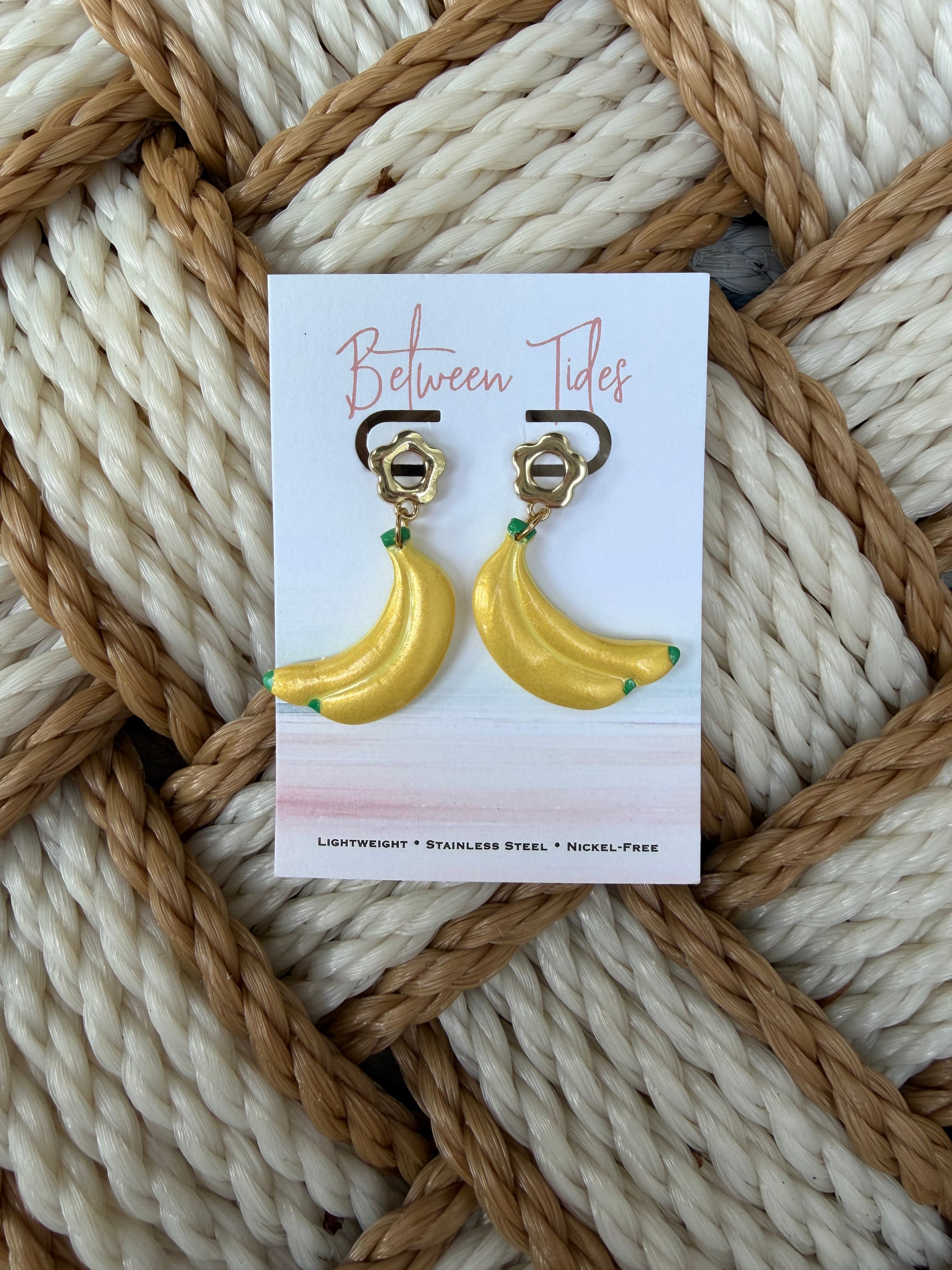 Banana Dangle Earrings