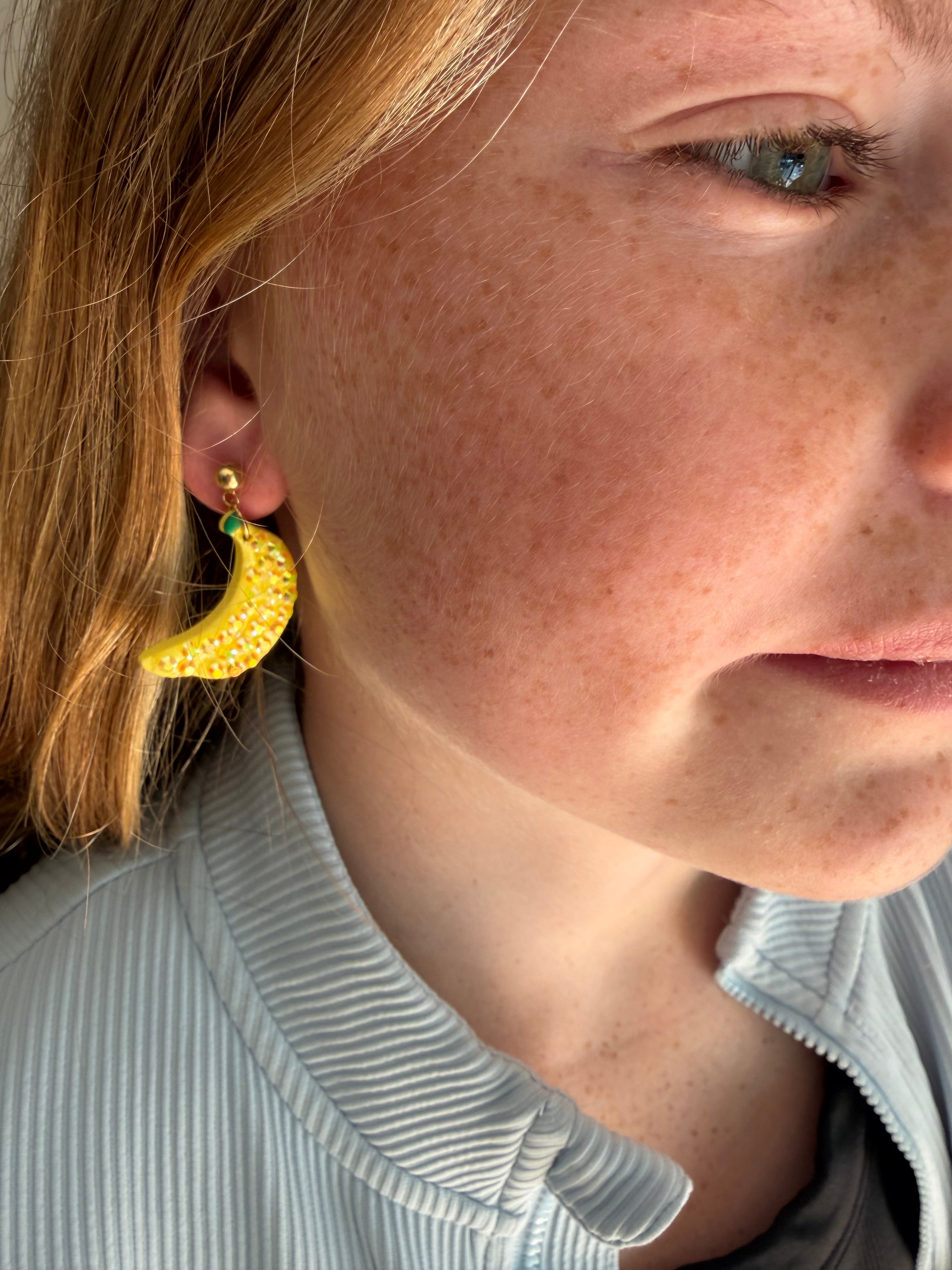 Banana Dangle Earrings